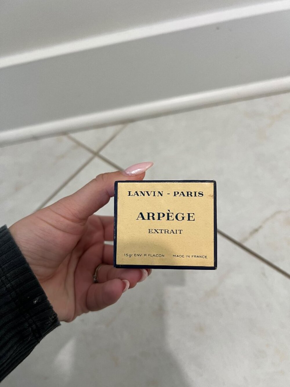 NEW Vintage Lanvin Arpege Extrait de 1/2 fl oz with Box - Picture 2 of 5